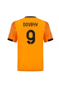 AS Roma Artem Dovbyk #9 Fotballdrakt Borte Klær 2025-26 Korte ermer